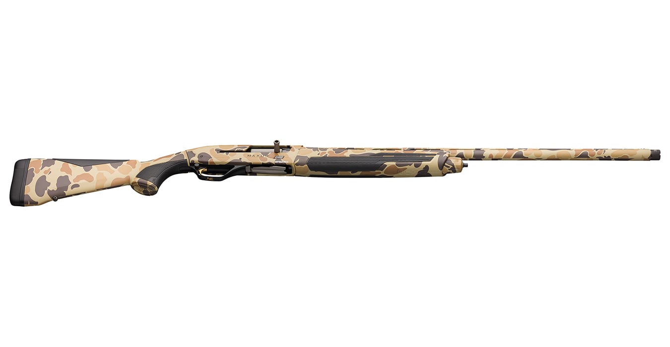 BROWNING FIREARMS Maxus II 12 Gauge Semi-Auto Shotgun with 28 Inch Barrel and Vintage Tan Camo Finish