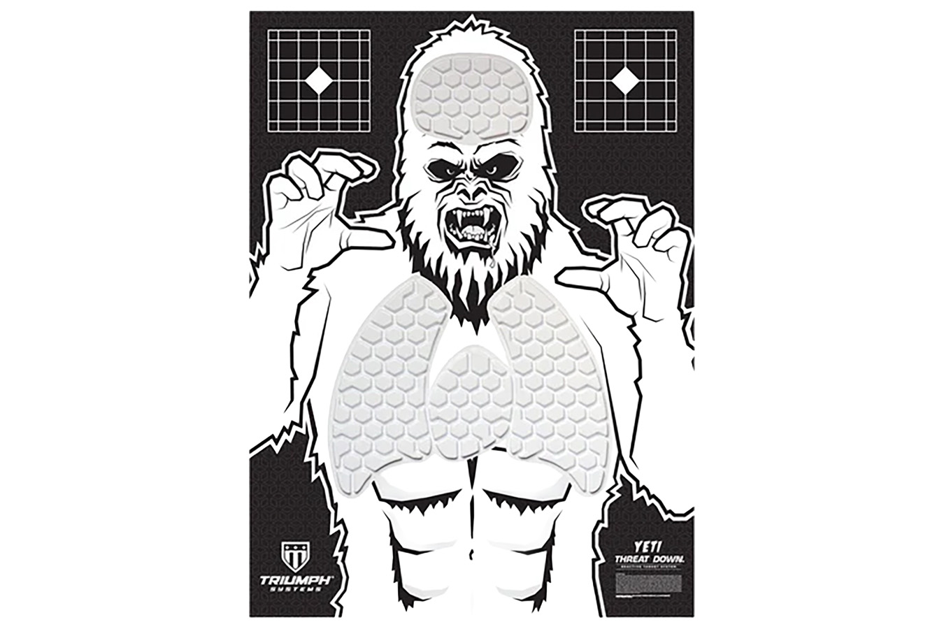 Triumph Systems Threat Down Reactive Splatter Yeti Target