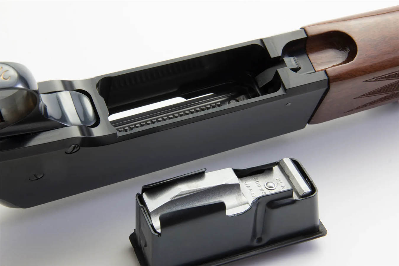 Browning BLR Lightweight 81 30-06 Springfield Lever-Action Rifle with Straight Grip Walnut Stock