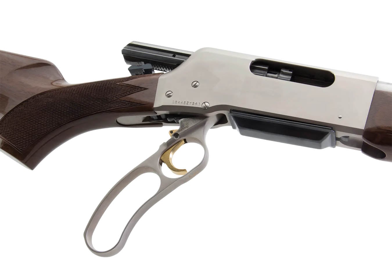 BROWNING FIREARMS BLR Lightweight Stainless 30-06 Springfield Lever-Action Rifle with Satin Nickel Finish