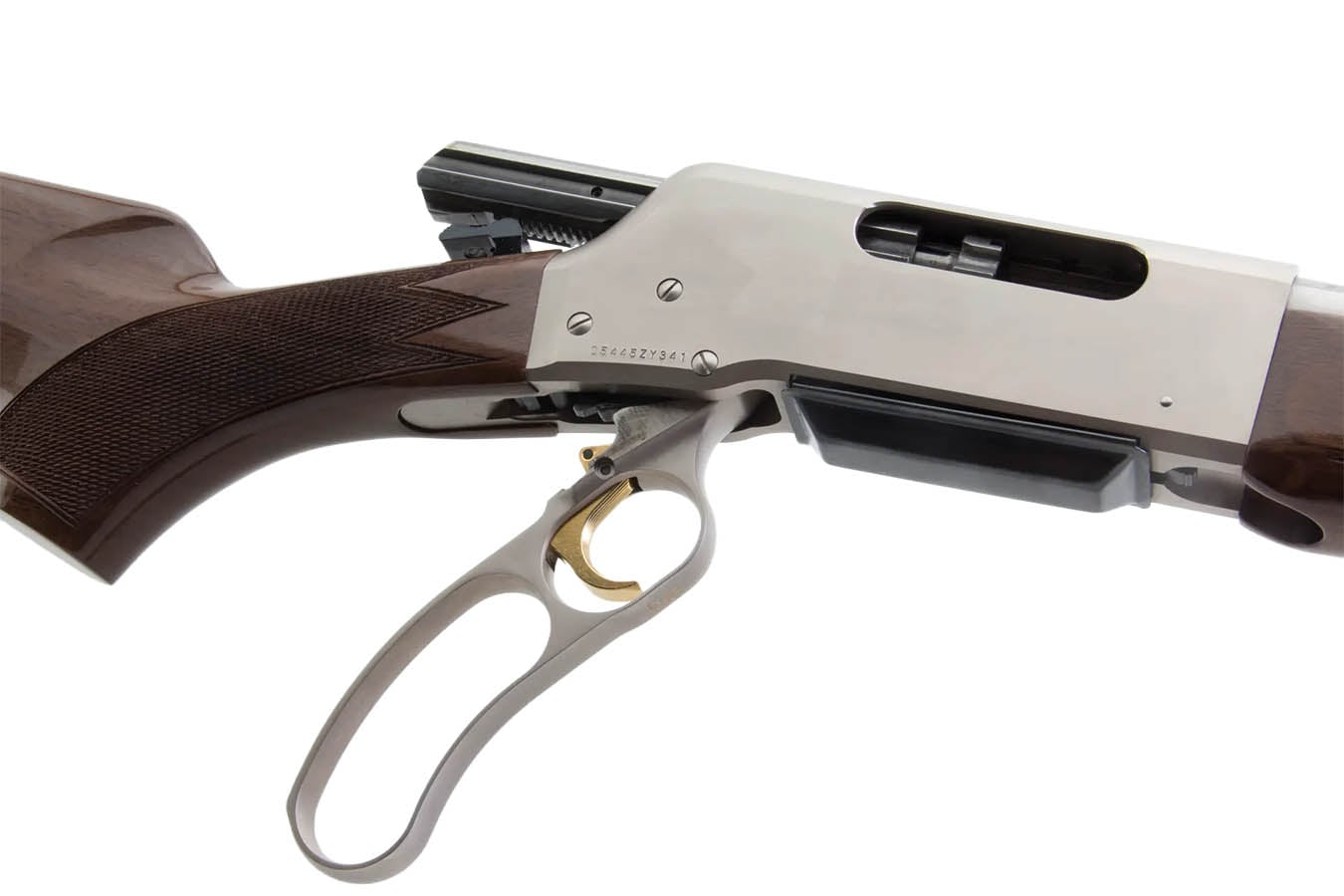 BROWNING FIREARMS BLR Lightweight Stainless 300 Win Mag Lever-Action Rifle with Curved Grip