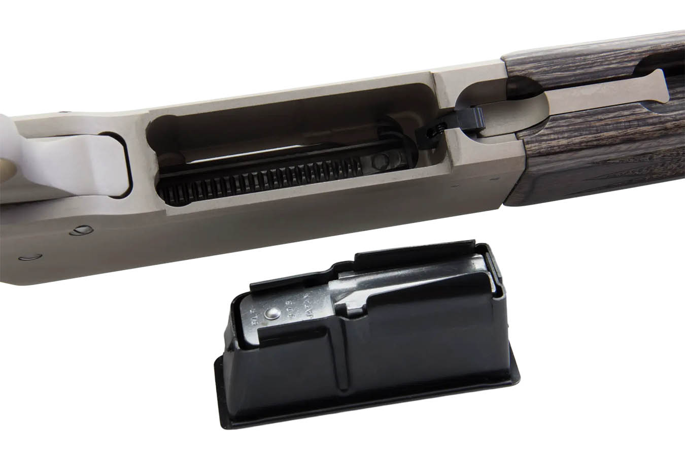 BROWNING FIREARMS BLR Lightweight Stainless 300 Win Mag Lever-Action Rifle with Curved Grip