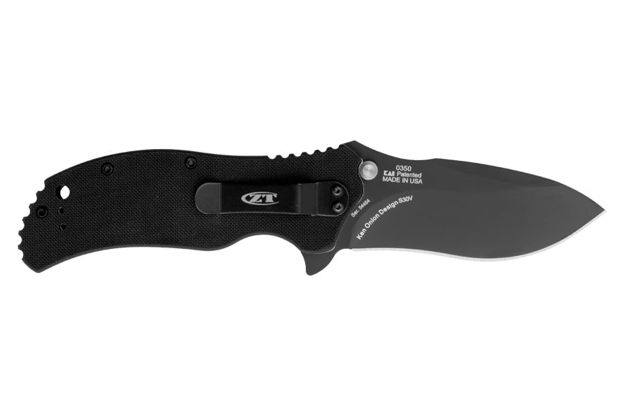 ZERO TOLERANCE Onion Assist Folding Pocket Knife with S30V Black Blade