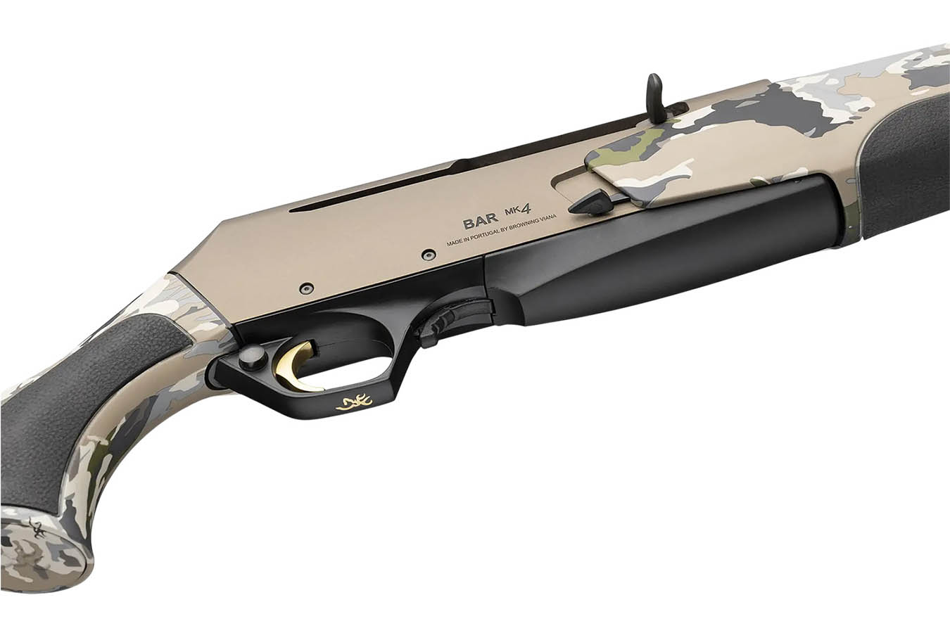 BROWNING FIREARMS BAR MK4 Speed 270 Win Semi-Auto Rifle with OVIX Camo Stock and Smoked Bronze Cerakote Finish