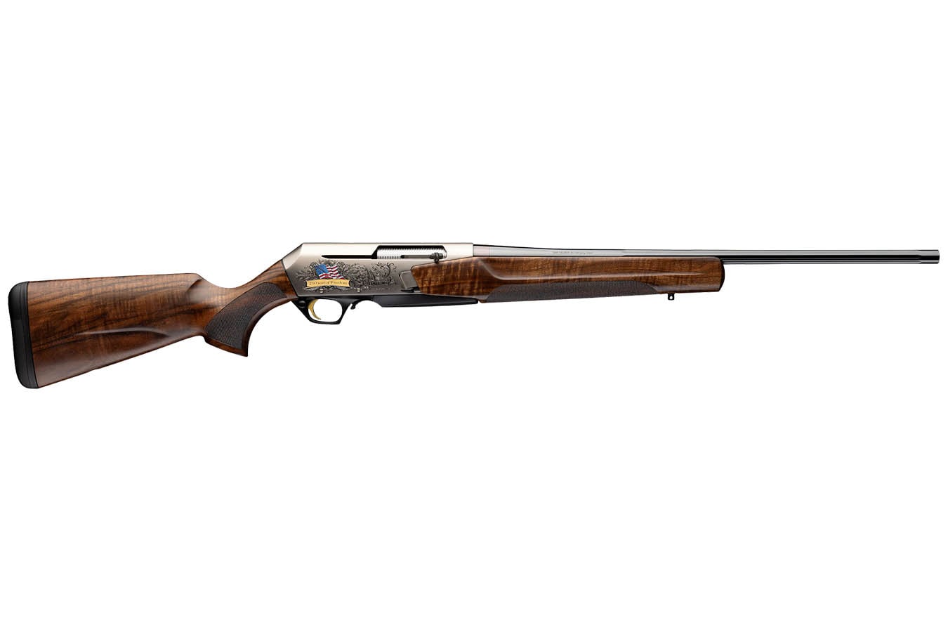 Browning BAR MK4 Medallion Americana 308 Win Semi-Auto Rifle with 250th Anniversary American Flag Engraving