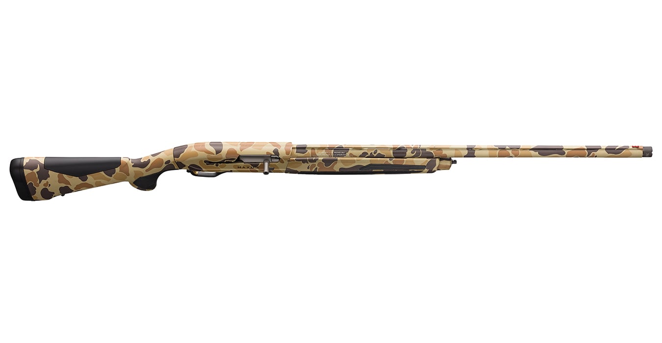BROWNING FIREARMS Maxus II 12 Gauge Semi-Auto Shotgun with 28 Inch Barrel and Vintage Tan Camo Finish