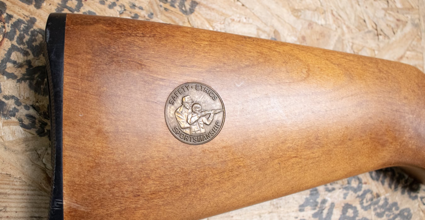 MARLIN 60W 22LR Police Trade-In Rifle with Gold Trigger and Medallion