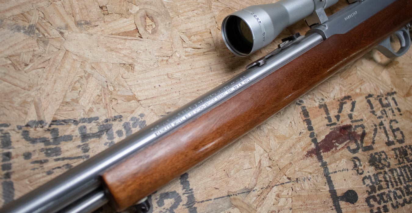 MARLIN Model 60SB Stainless 22LR Police Trade-In Rifle with Scope