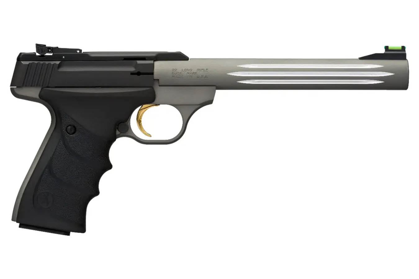 BROWNING FIREARMS Buck Mark Lite 22LR Semi-Auto Pistol with Gray Fluted Barrel (California Compliant)