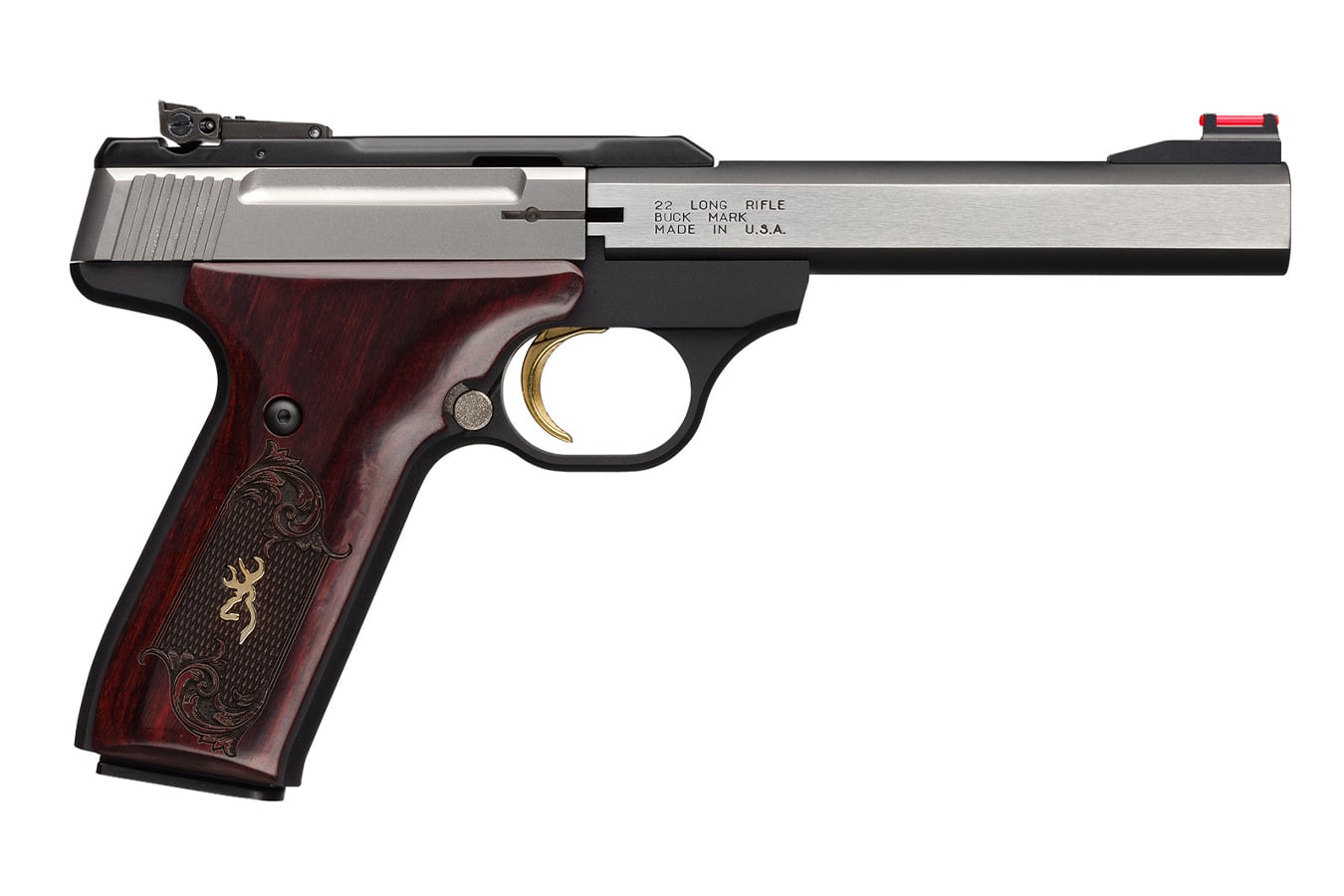 Browning Buck Mark Medallion 22LR Rimfire Pistol with Rosewood Grips