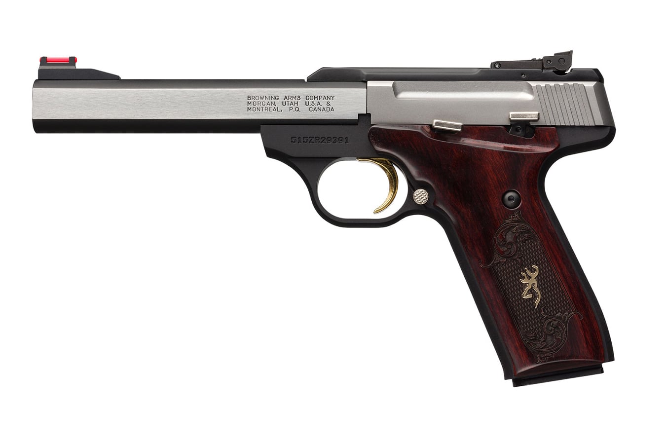 Browning Buck Mark Medallion 22LR Rimfire Pistol with Rosewood Grips