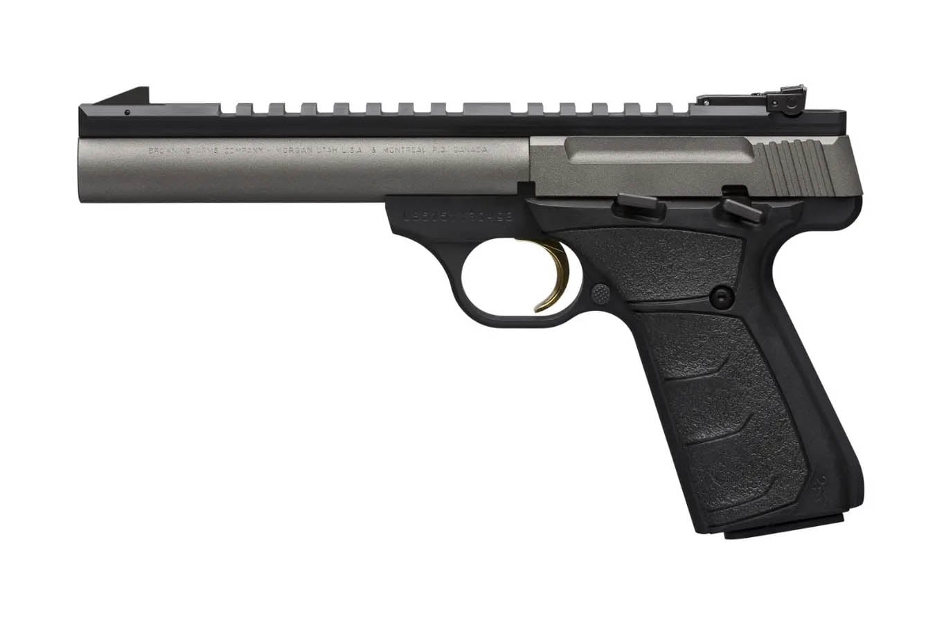 BROWNING FIREARMS Buck Mark Field Target 22LR Pistol with Tungsten Cerakote Finish