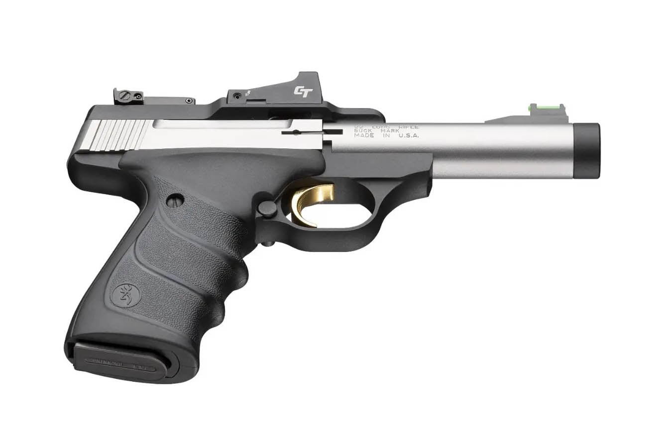 Browning Buck Mark Micro Bull SR 22LR Semi-Auto Pistol with Crimson Trace Red Dot