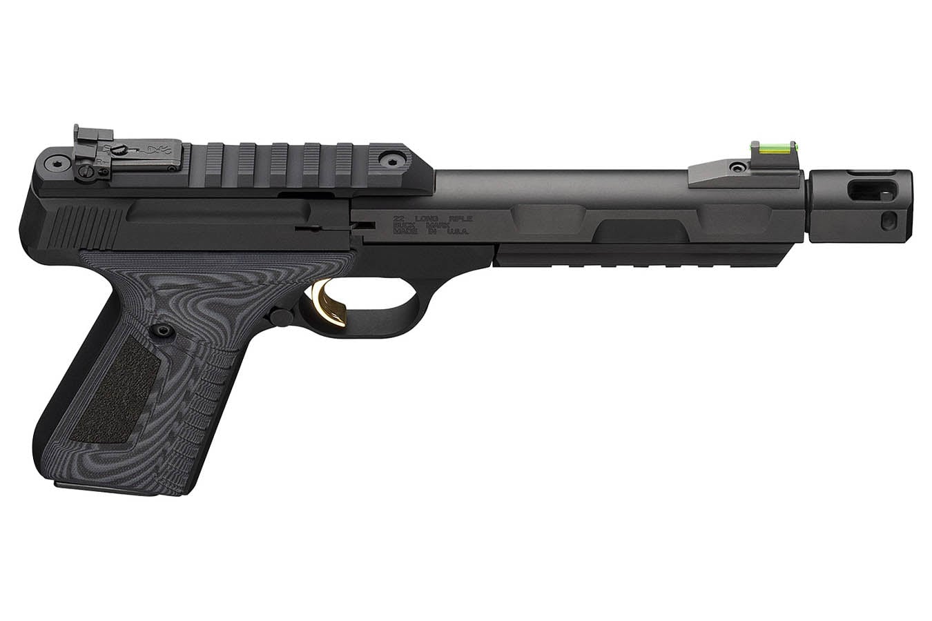 BROWNING FIREARMS Buck Mark Contour Pro 22LR Semi-Auto Pistol with 5.9 Inch Barrel and Compensator