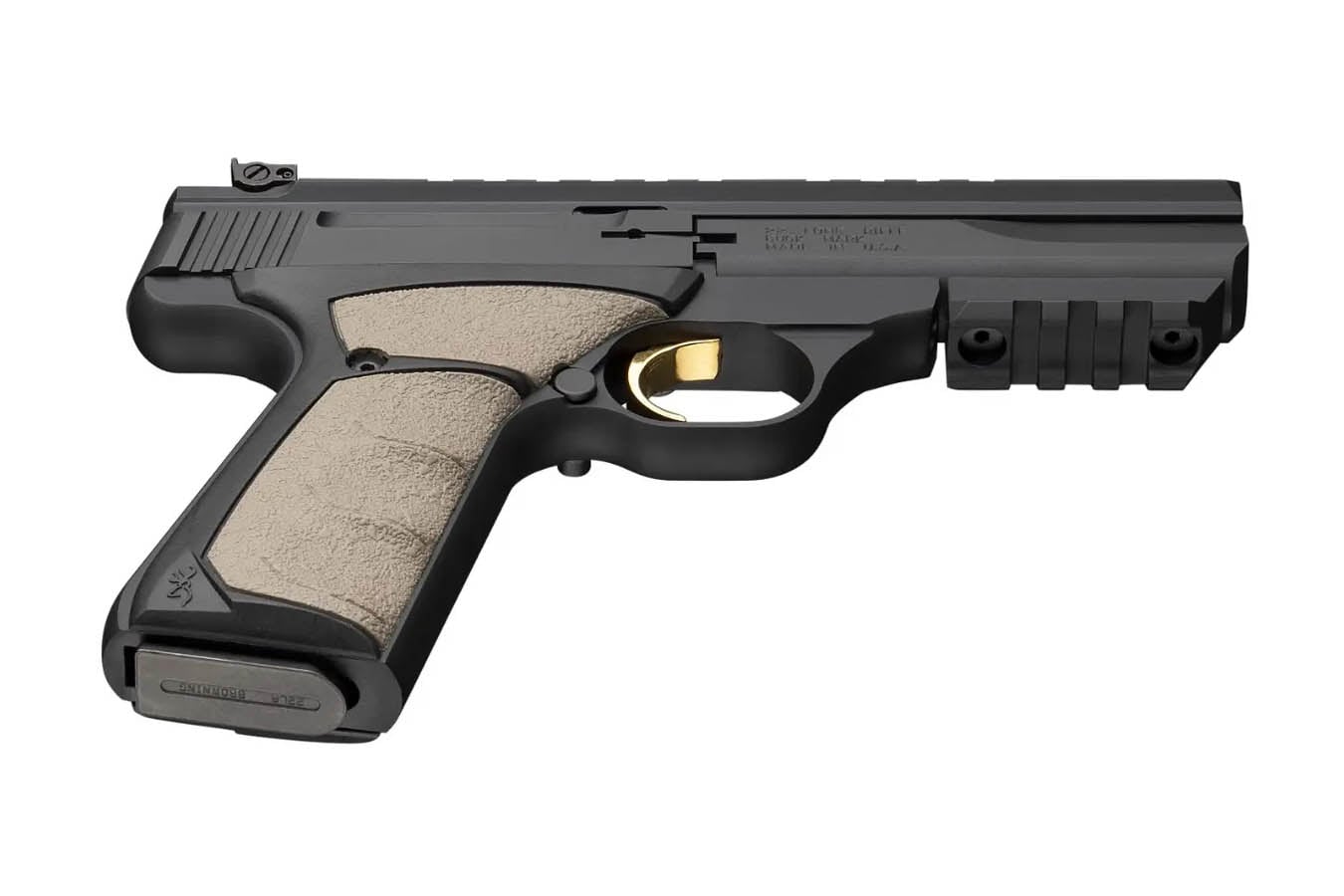 BROWNING FIREARMS Buck Mark Black Label 22LR Semi Automatic Pistol with FDE Grip