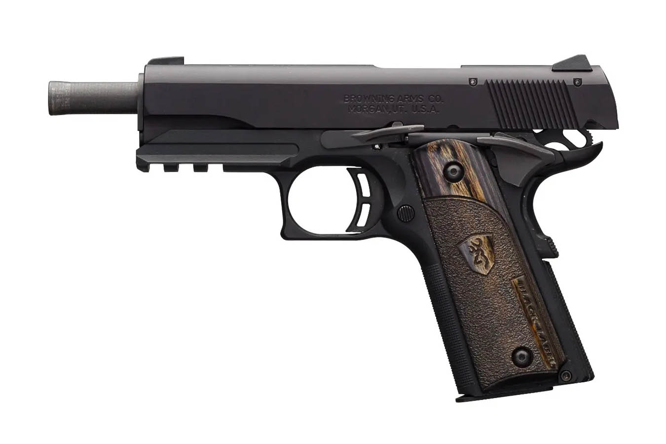 BROWNING FIREARMS 1911-22 Black Label 22LR Full-Size Rimfire Pistol with Rail