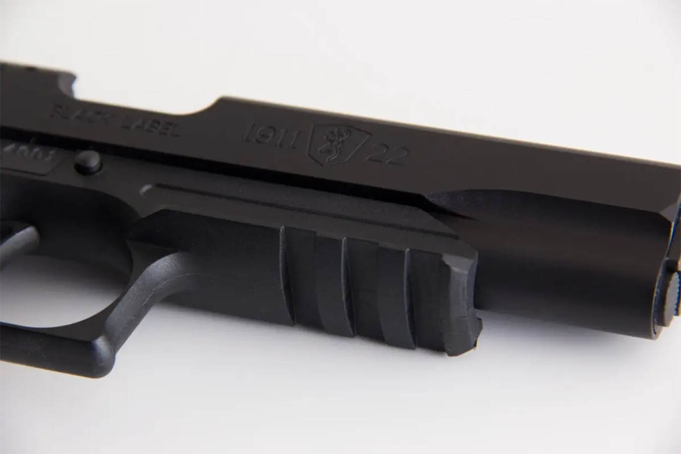 BROWNING FIREARMS 1911-22 Black Label 22LR Full-Size Rimfire Pistol with Rail