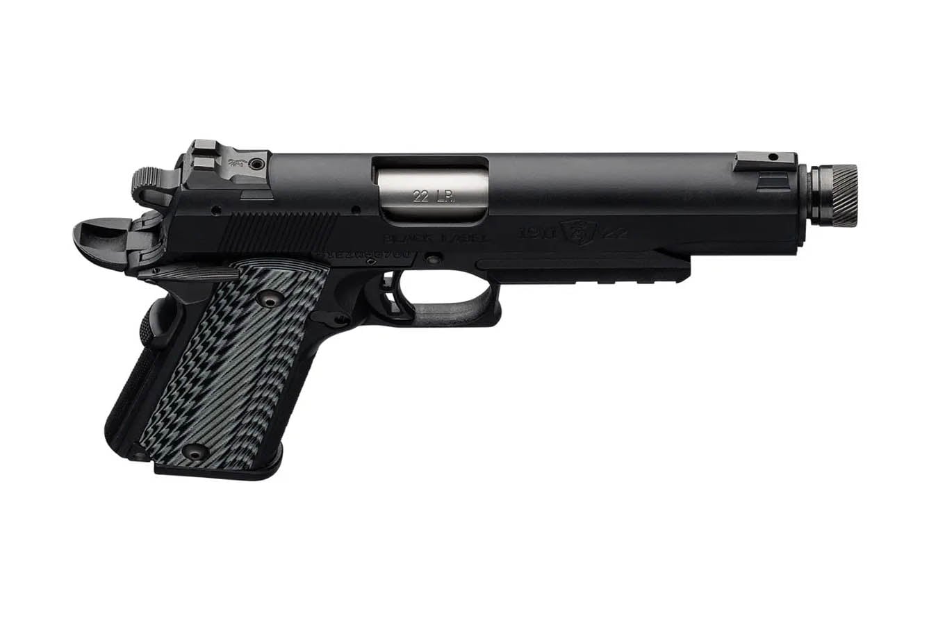 BROWNING FIREARMS 1911-22 Black Label 22LR Rimfire Pistol with Threaded Barrel