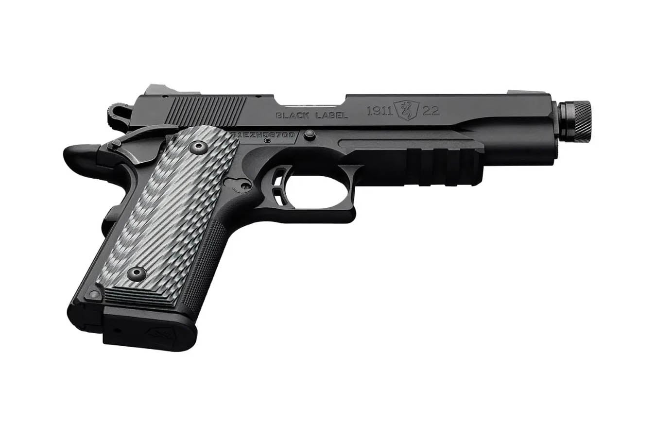 BROWNING FIREARMS 1911-22 Black Label 22LR Rimfire Pistol with Threaded Barrel