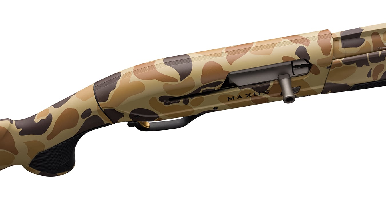 BROWNING FIREARMS Maxus II 12 Gauge Semi-Auto Shotgun with 28 Inch Barrel and Vintage Tan Camo Finish