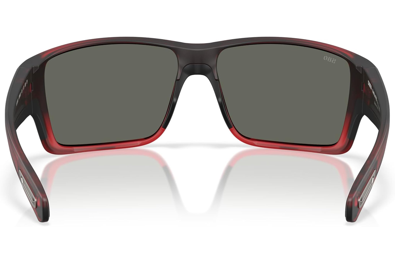 Triangle Rft01 Red Costa Del Mar Reefton Pro Sunglasses with Red Sky Frame and Gray ...
