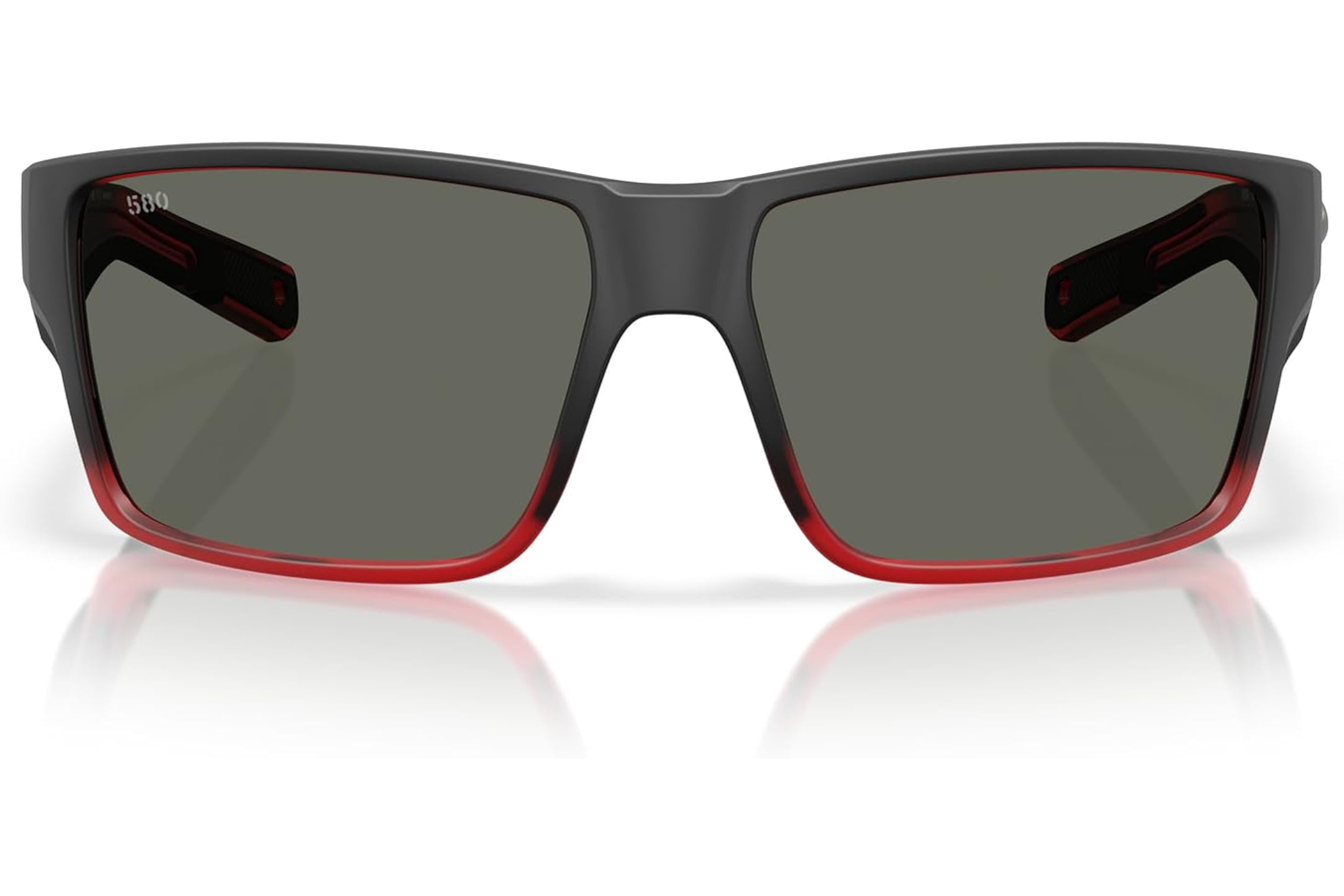 Triangle Rft01 Red Costa Del Mar Reefton Pro Sunglasses with Red Sky Frame and Gray ...