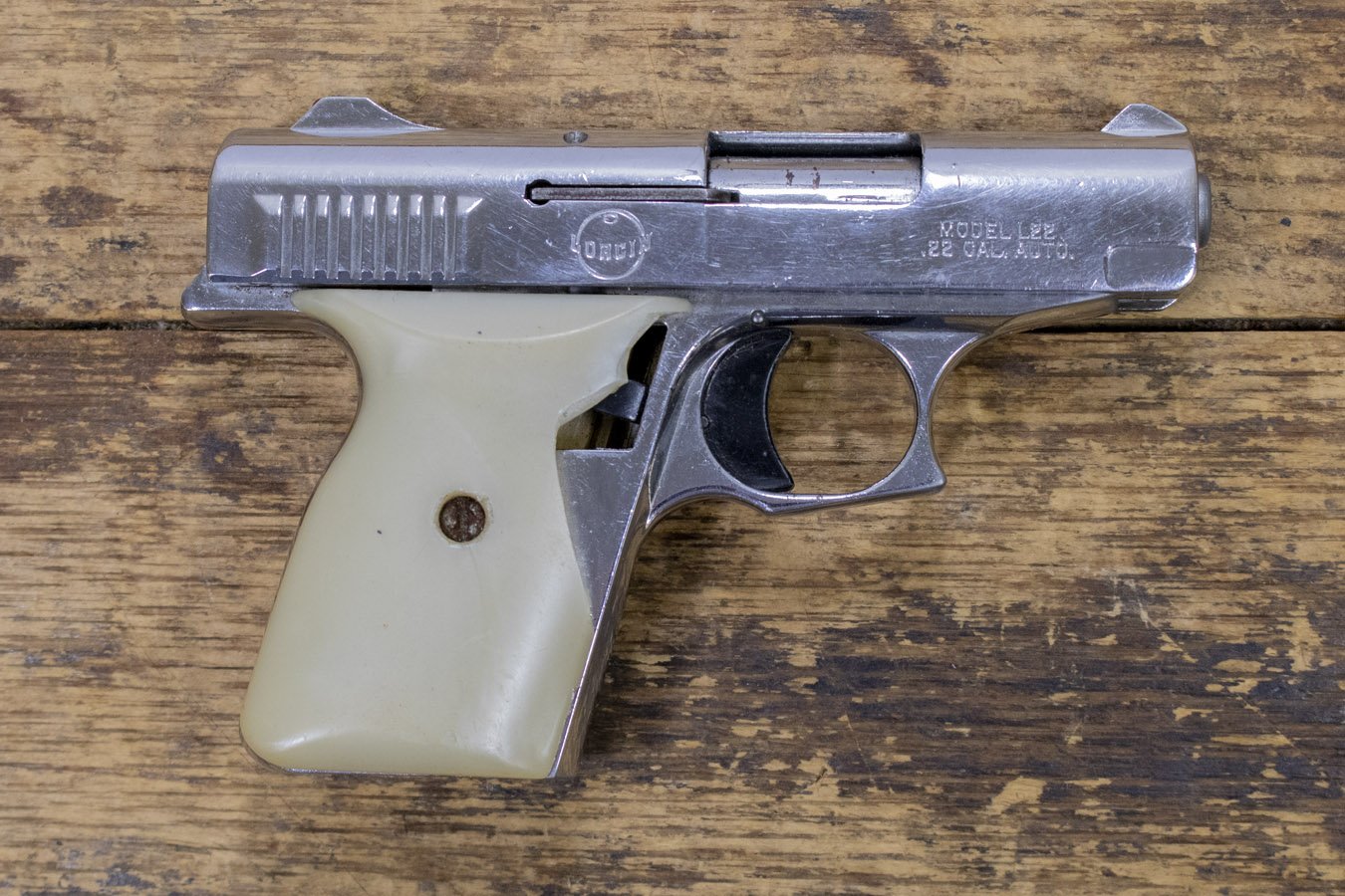 LORCIN L22 22LR Police Trade-In Pistol (Magazine Not Included)