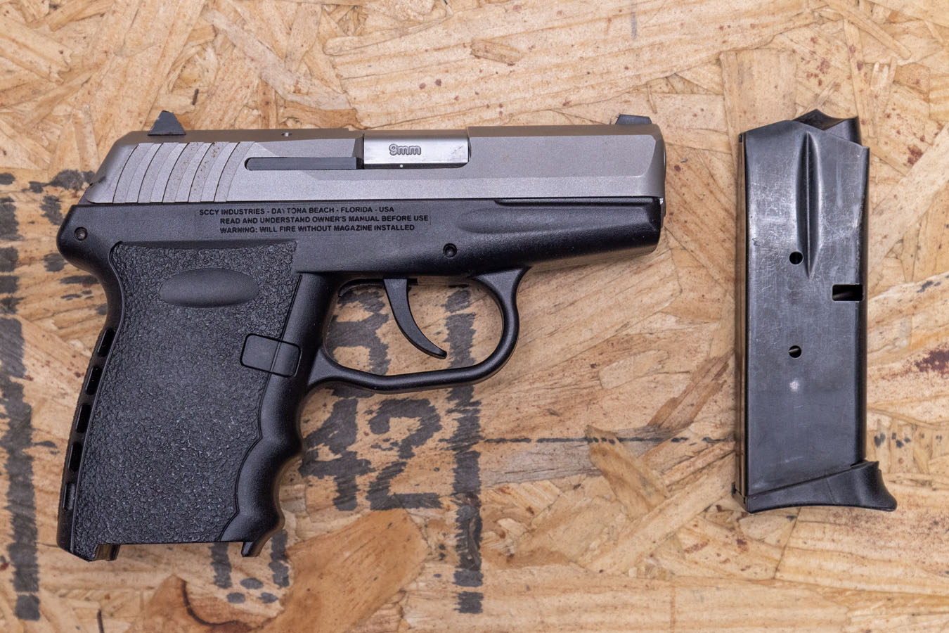 SCCY CPX-2 9mm Police Trade-In Pistol Two-Tone Finish
