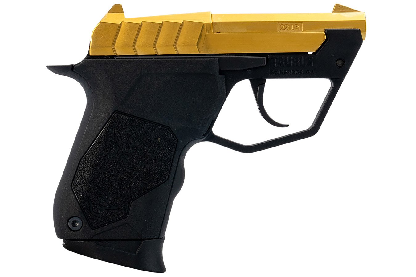 TAURUS 22TUC 22 LR Semi-Auto Pistol with Gold PVD Slide
