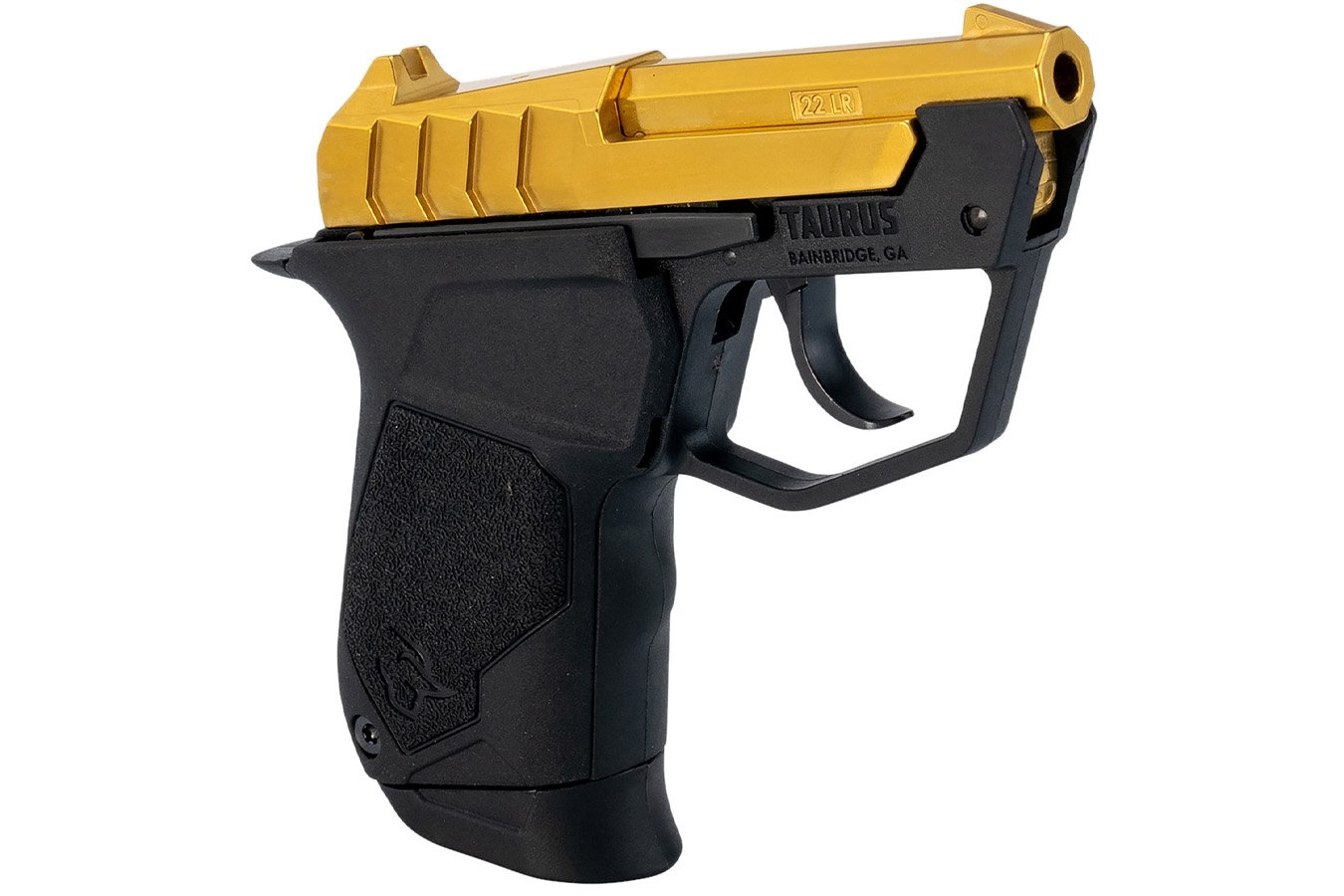TAURUS 22TUC 22 LR Semi-Auto Pistol with Gold PVD Slide
