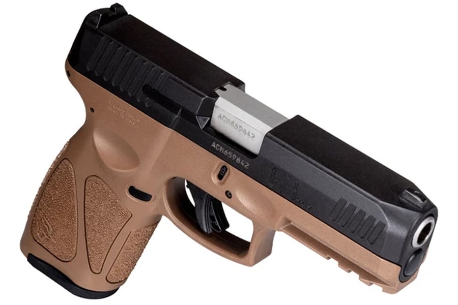 Taurus G3 9mm Full-Size Pistol with Brown Frame (10 Round Model)