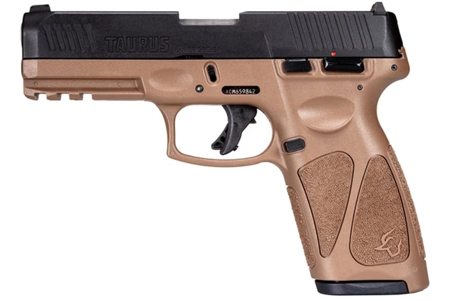 Taurus G3 9mm Full-Size Pistol with Brown Frame (10 Round Model)