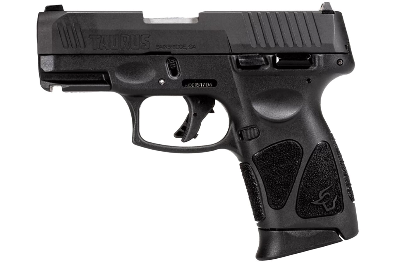 Taurus G3c 9mm Compact Striker-Fired Pistol with Bulldog Range Bag and Six Magazines