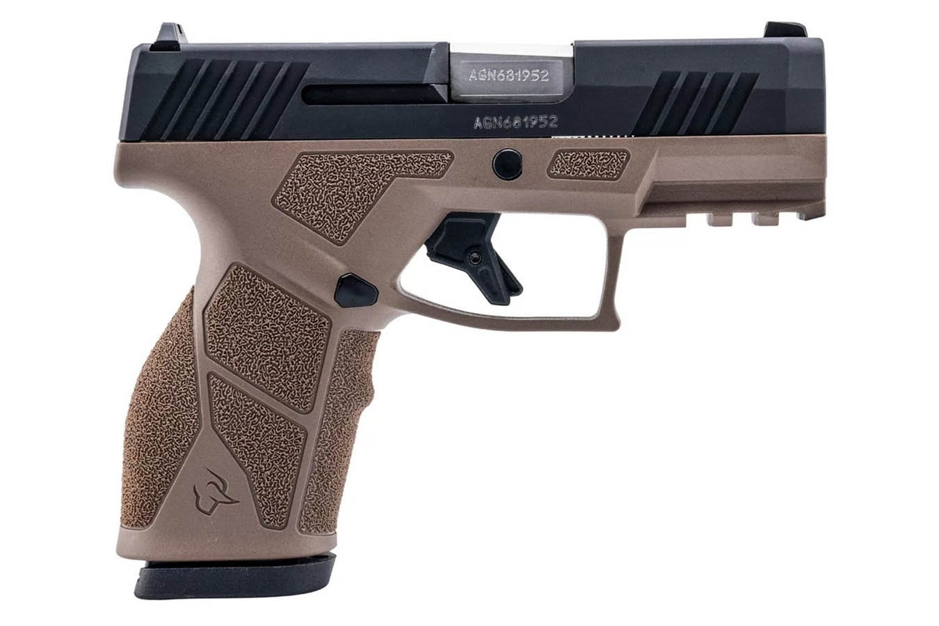 Taurus GX2 9mm 13+1 Striker-Fired Pistol with Manual Safety Black Slide and Brown Frame