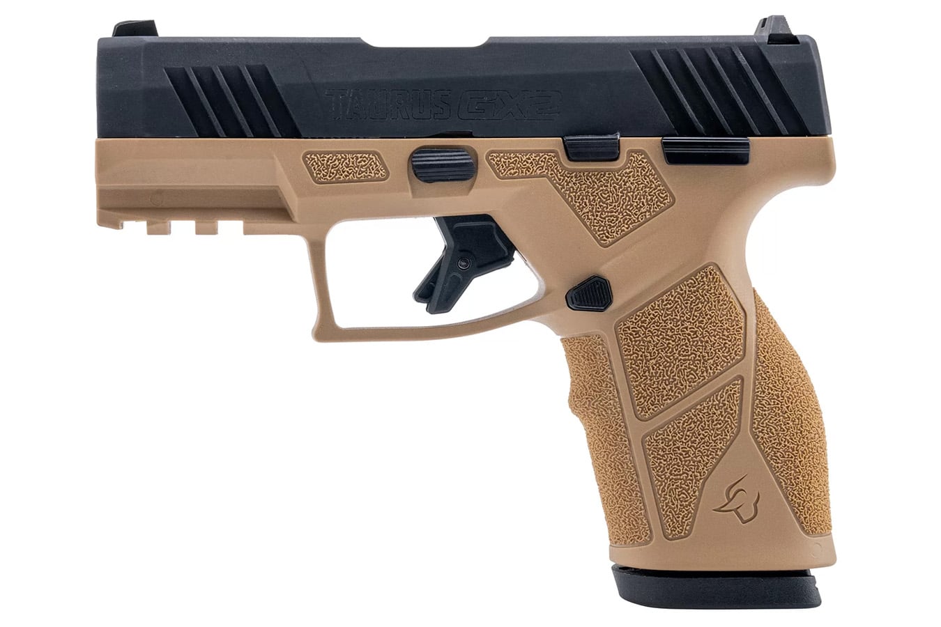 Taurus GX2 9mm Pistol with Black Slide and Tan Frame
