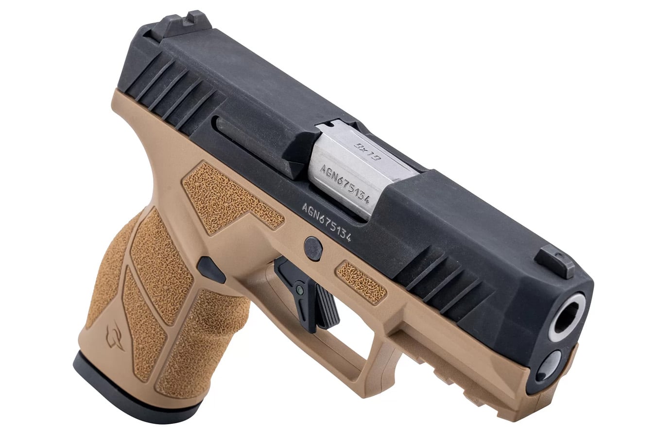 Taurus GX2 9mm Pistol with Black Slide and Tan Frame