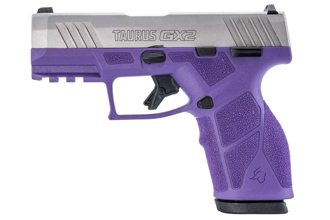 TAURUS GX2 9mm Pistol with Dark Purple Frame and Stainless Slide