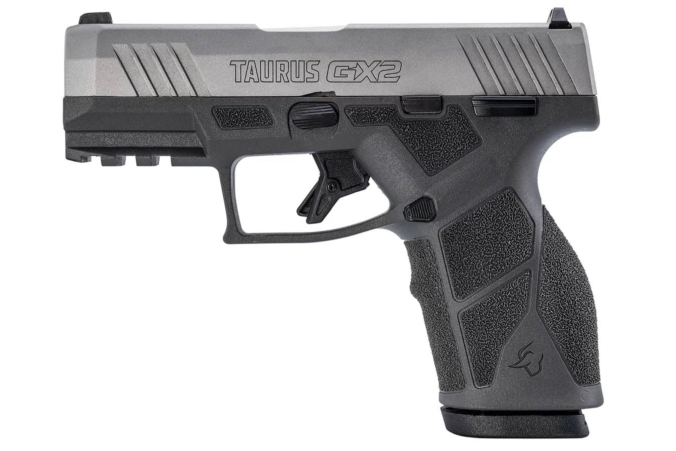 Taurus GX2 9mm Semi-Auto Pistol with Stainless Slide and Gray Frame