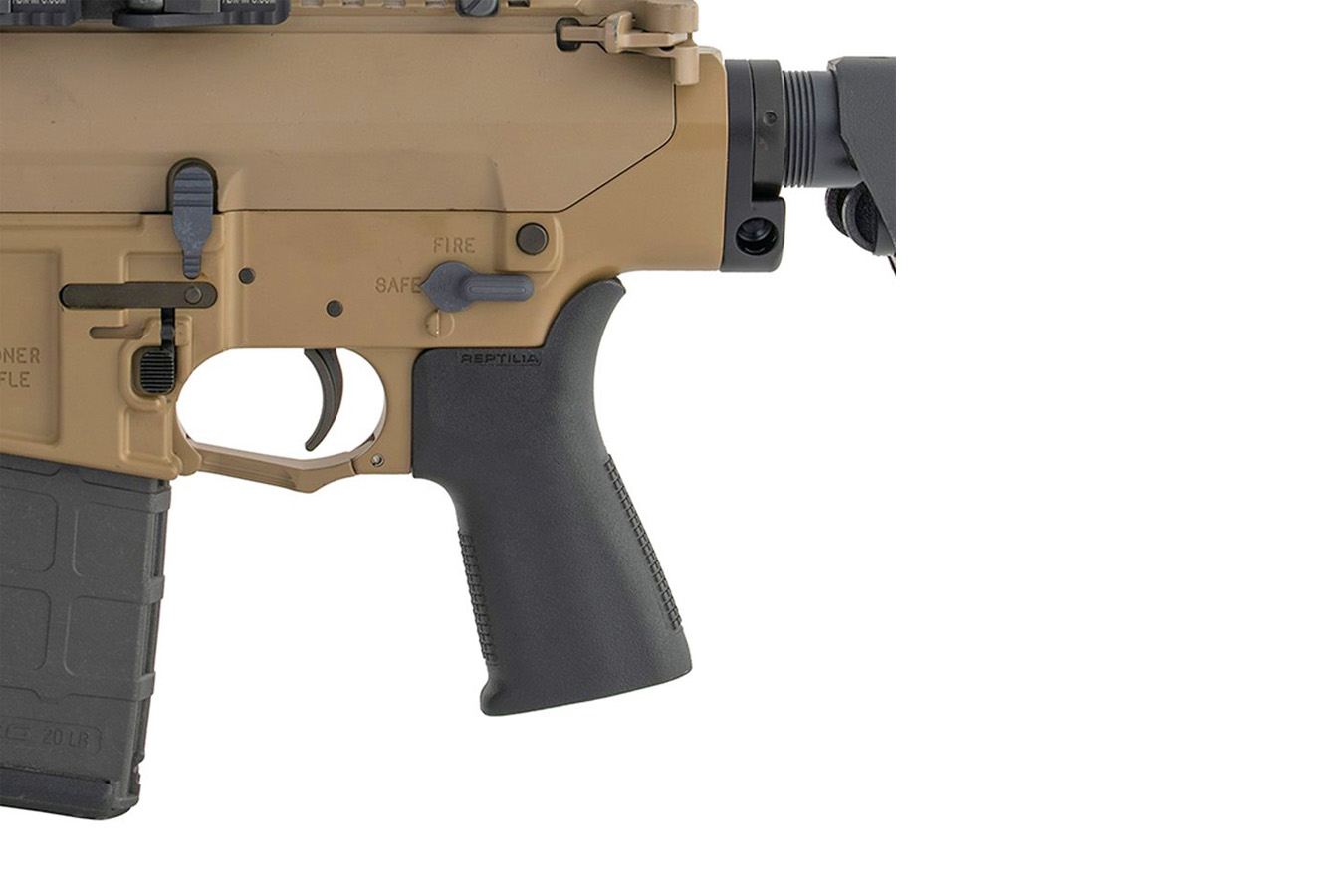 REPTILIA CQG Grip for AR-15/SR-25 Black