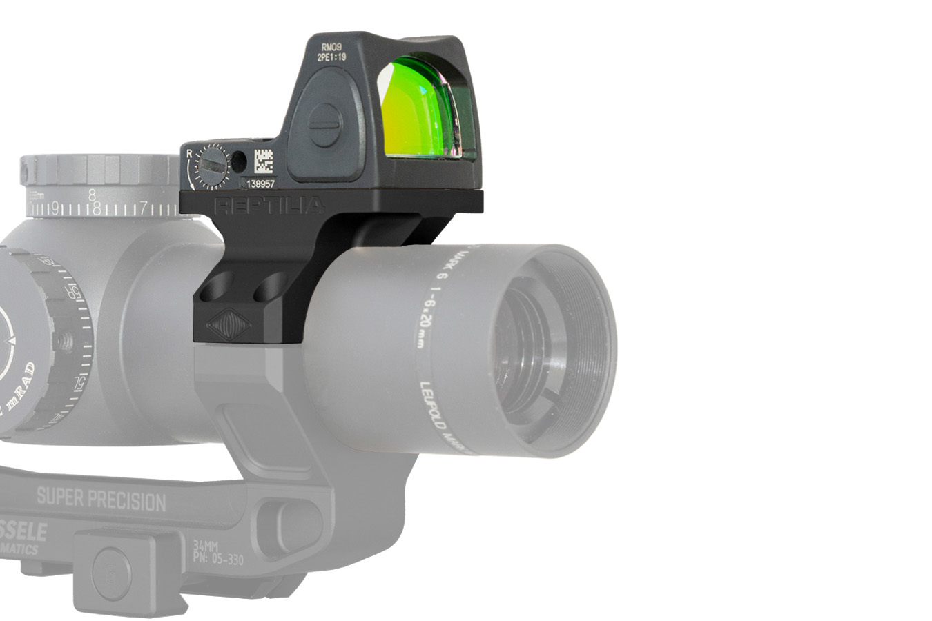 REPTILIA 34mm ROF-90 for Trijicon RMR and SRO Black