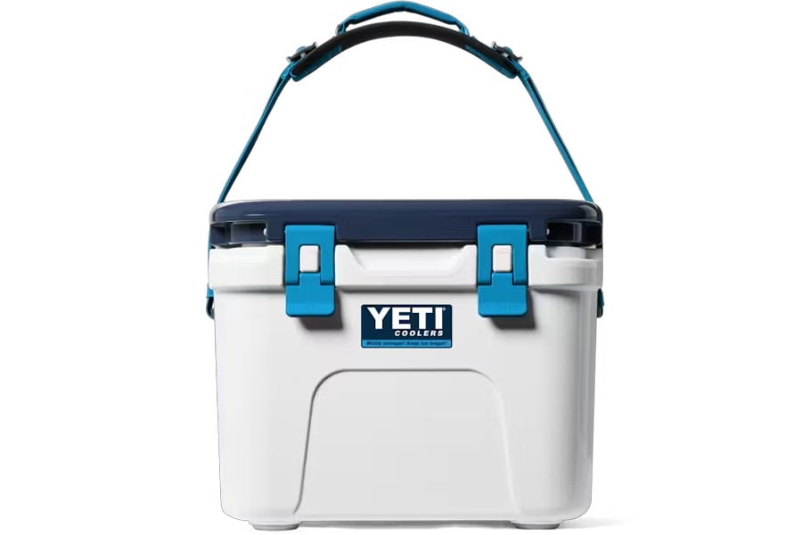 YETI Roadie 15 20th Anniversary White and Blue