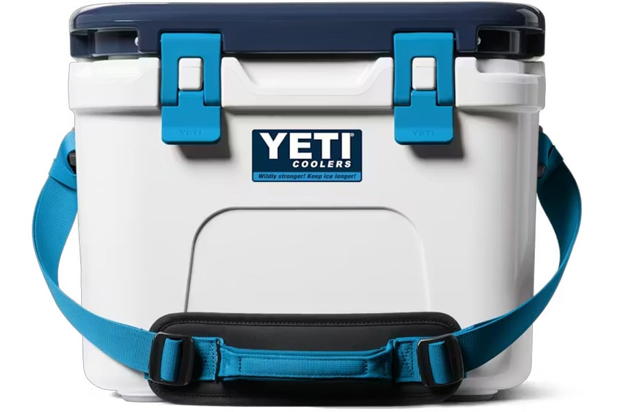 YETI Roadie 15 20th Anniversary White and Blue