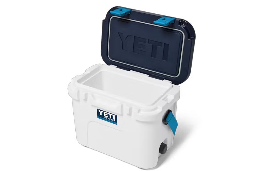 YETI Roadie 15 20th Anniversary White and Blue