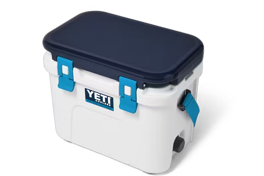 YETI Roadie 15 20th Anniversary White and Blue