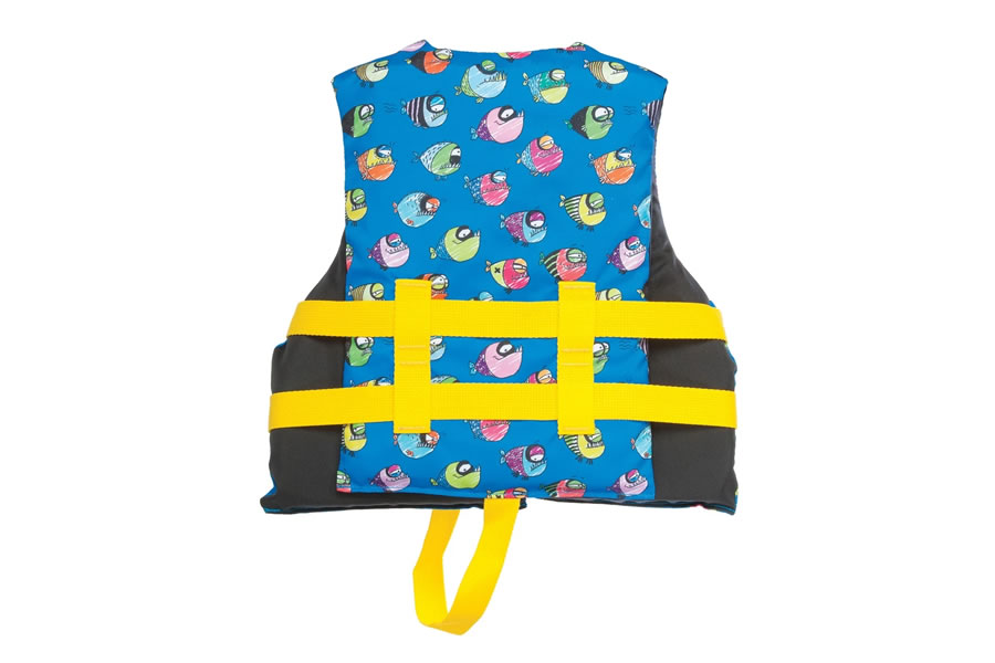 Airhead Crayon Fish Childs Life Vest - Blue