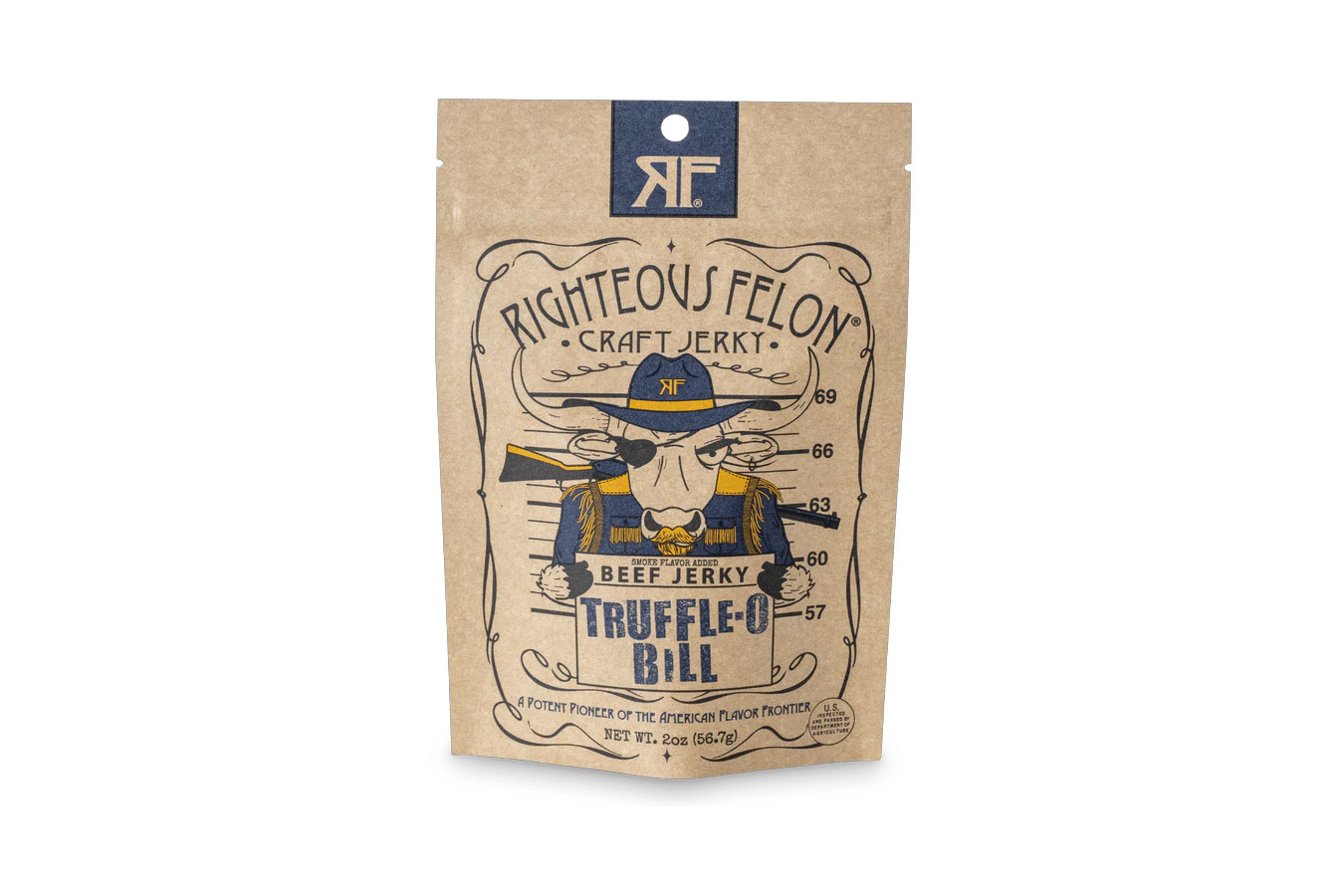 Righteous Felon Truffle-O Bill Beef Jerky 2oz