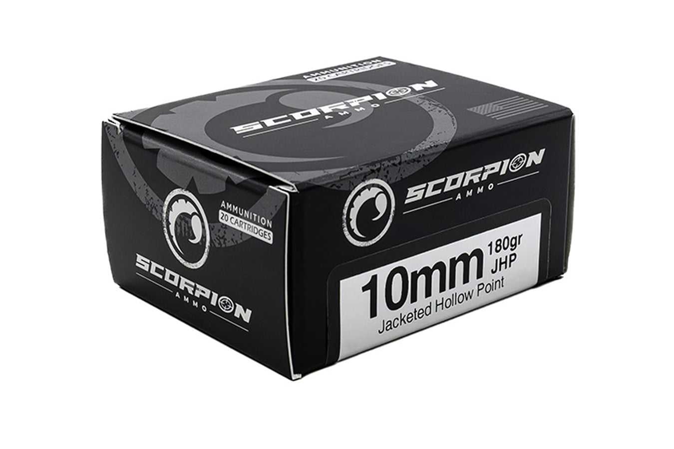 SCORPION 10mm 180 gr JHP Defense 20/Box