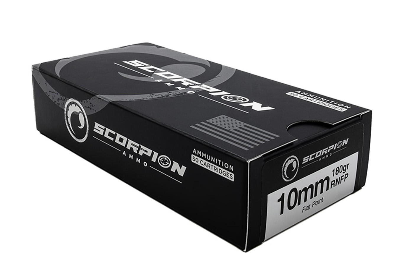 SCORPION 10mm 180 gr Flat Point Target 50/Box