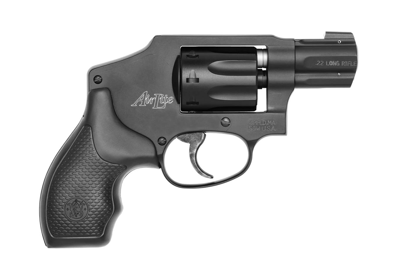 SMITH AND WESSON Model 43 C 22LR J-Frame with White Dot XS Sight