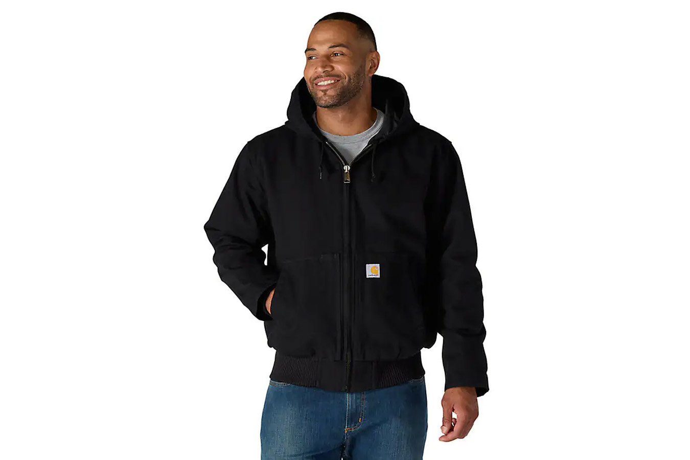 Carhartt Men's Insulated Washed Duck Active Jacket Big